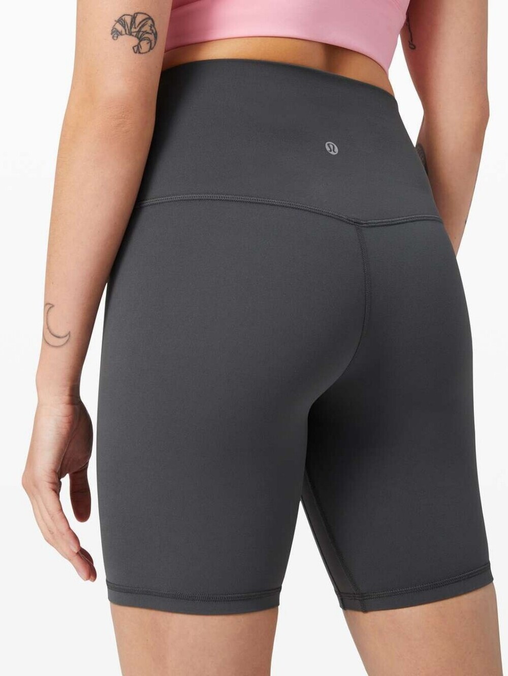 Lululemon Align High Rise Short 8" In Graphite Grey Size 6 - Picture 6 of 10